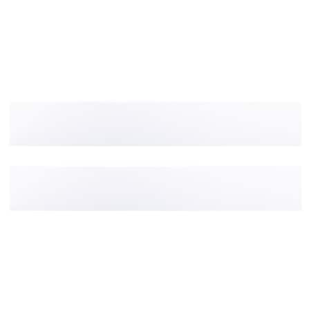 Msi White Matte 4 X 24 Porcelain Bullnose Tile Trim In White Matte, 10PK ZOR-PT-TR-0100